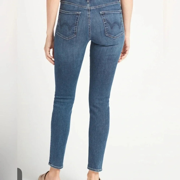 NWT Edwin Pixie 9” Mid Rise Skinny Jeans Color Nevermind Size 34 Anthropology - Picture 7 of 16